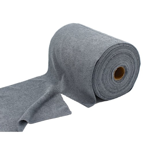 Chiffon microfibre gris doux 30 x 30 cm en rouleau 75 pcs