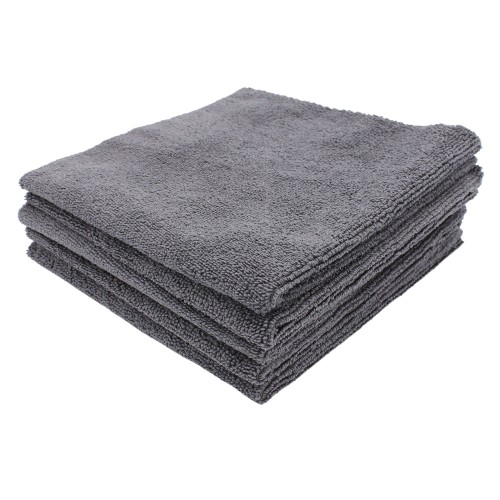 Chiffon en microfibre gris Soft (5 pièces)