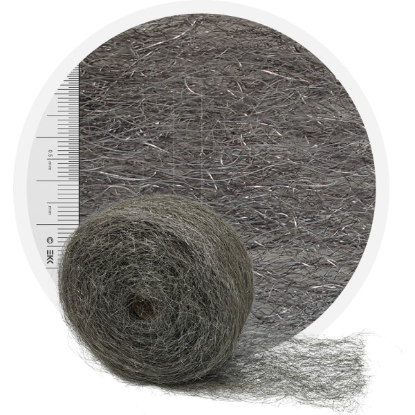RVS Staalwol GROF - rol 1 kg