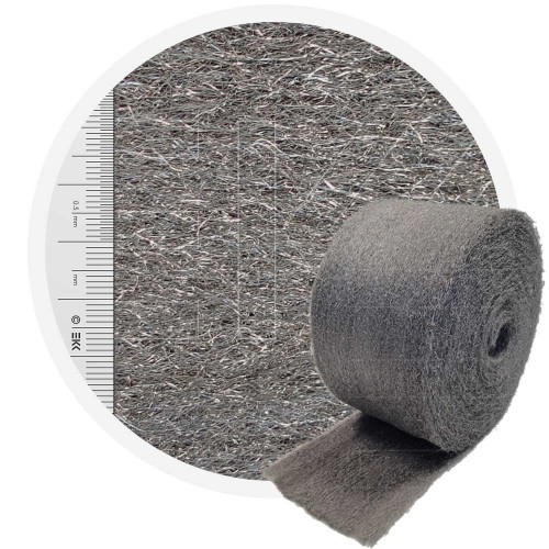 Stainless Steel Wool 1.4113 normal 200 mm - 70 μm, ± 1000 gr/m2